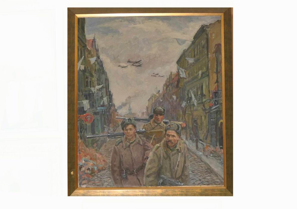 Картина времен ВОВ "Капитуляция", московский живописец В. Арлашин