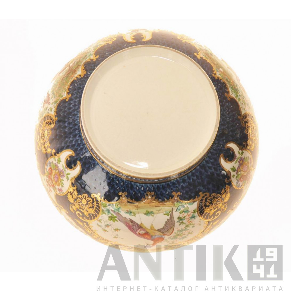 Антикварный фарфоровый рукомойник и чаша Royal Worcester. старая Англия 9