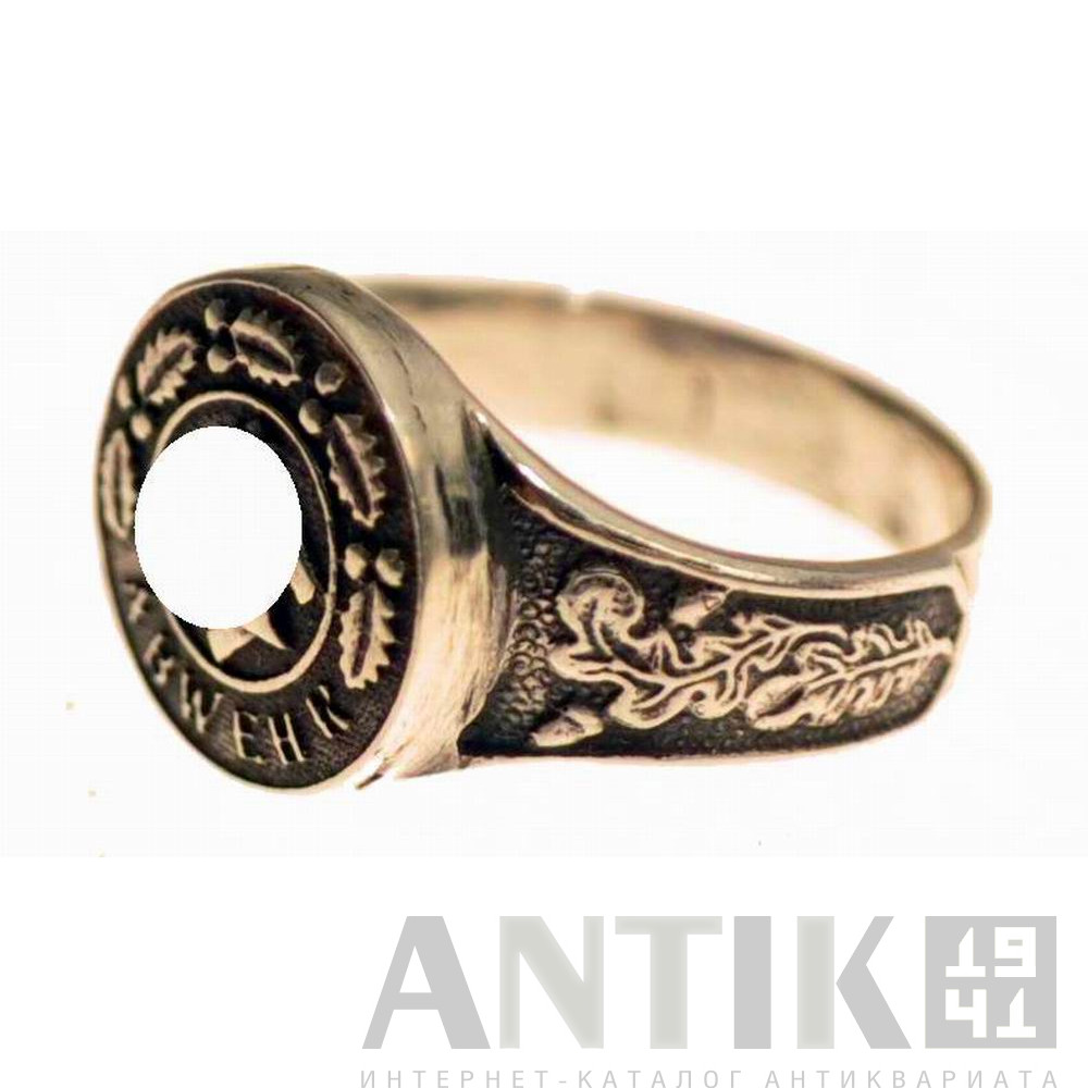 Серебряный перстень Абвер. 8