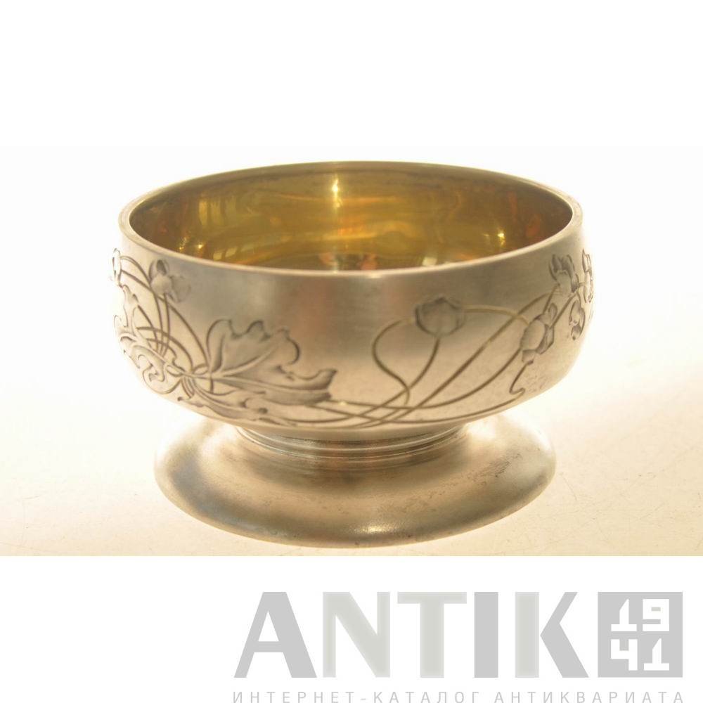 Серебряная солонка. От торговцевъ Александровского пассажа. 1904 год 3