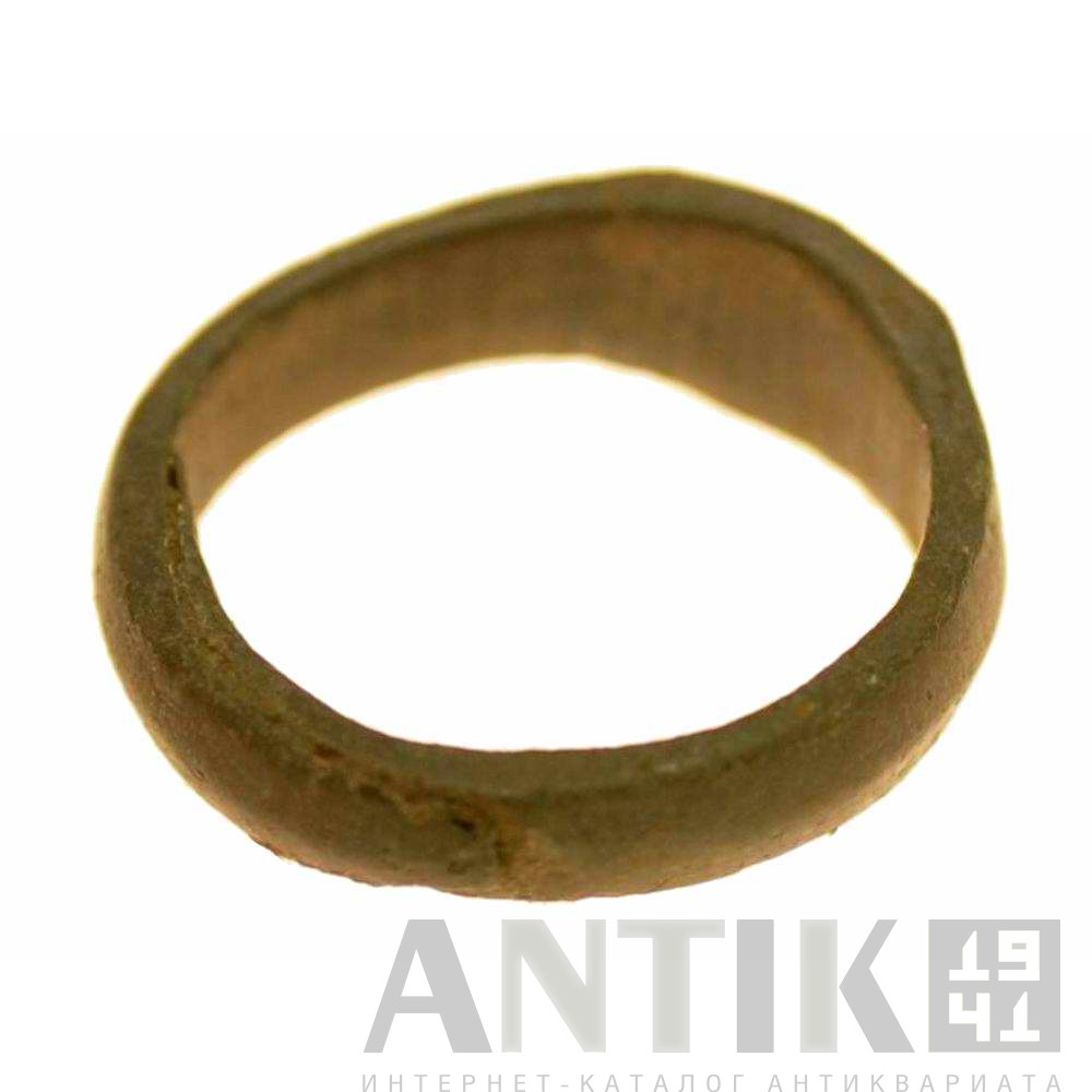 Славянский перстень из бронзы XIV-XVI века 4