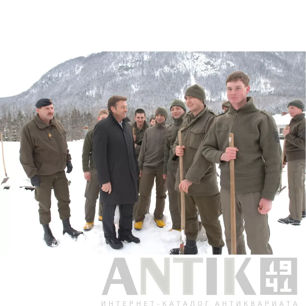 Австрийский горно-егерский пуловер с шевроном 8